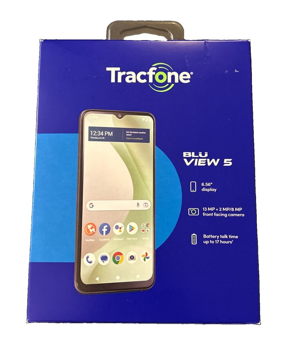 Tracfone Blu View 5 64 GB Memory Quad Core Processor New & Factory Sealed